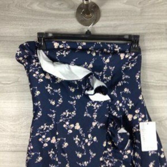 Keepsake Label Harlyn Daybreak Ruffle strapless  Minidress size 8 - Picture 6 of 8